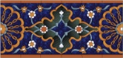 stained glass arabic floral