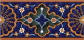 stained glass arabic floral