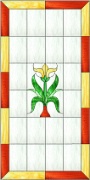 Stained Glass Cabinet Door Pattern Edwardian 2