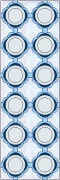 Stained Glass Cabinet Door Pattern Frilly Circles