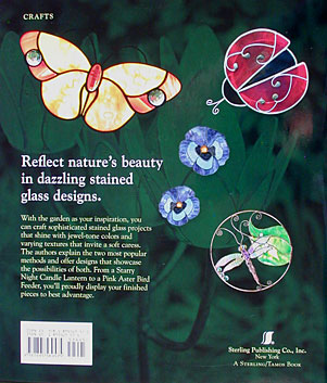 Stained Glass Garden Back Cover