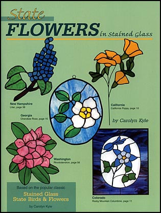 State Flowers in Stained Glass Front Cover