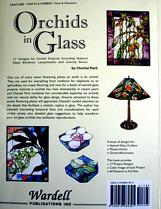 Orchids in Glass Back Cover