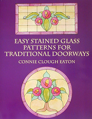 Easy Stained Glass Patterns for Traditional Doorways front cover
