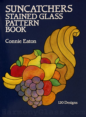 Suncatchers Stained Glass Pattern Book front cover