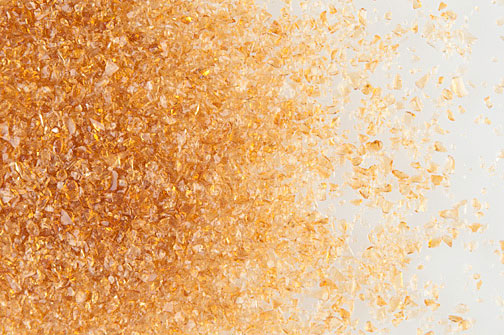 system 96 Medium Amber transparent frit