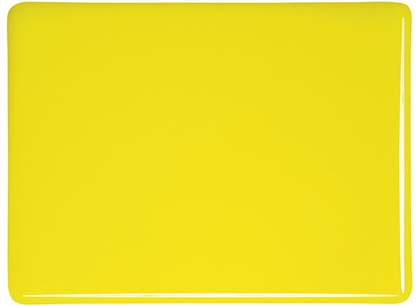 Bullseye Glass thin Canary Yellow opal