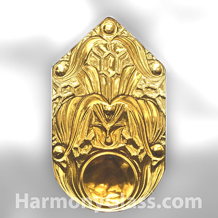 Sappphire Medallion Glass Jewel J212LT