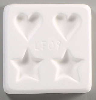 Hearts and Stars Jewelry Fusing Mold
