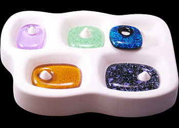 pillow pendants glass jewelry fusing mold