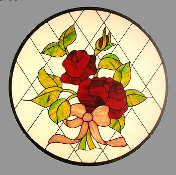 Glasgow Rose Stained Glass Template | Free Quilting Patterns on